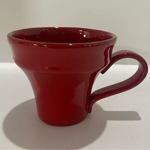 Vietri Rosso Vecchio Collection Mug Italian Pottery Red Glazed Coffee Tea Cup